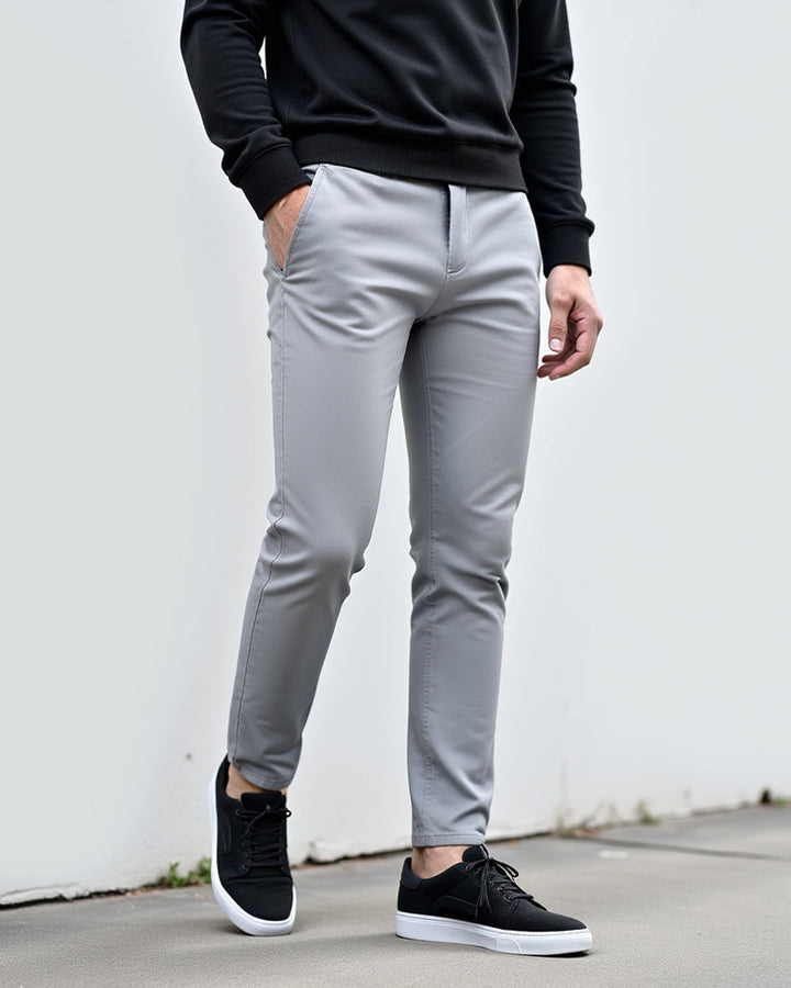 Slim fit-chinos för herr för vardagen och kontoret