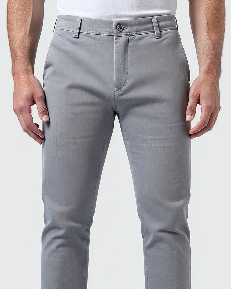 Slim fit-chinos för herr för vardagen och kontoret