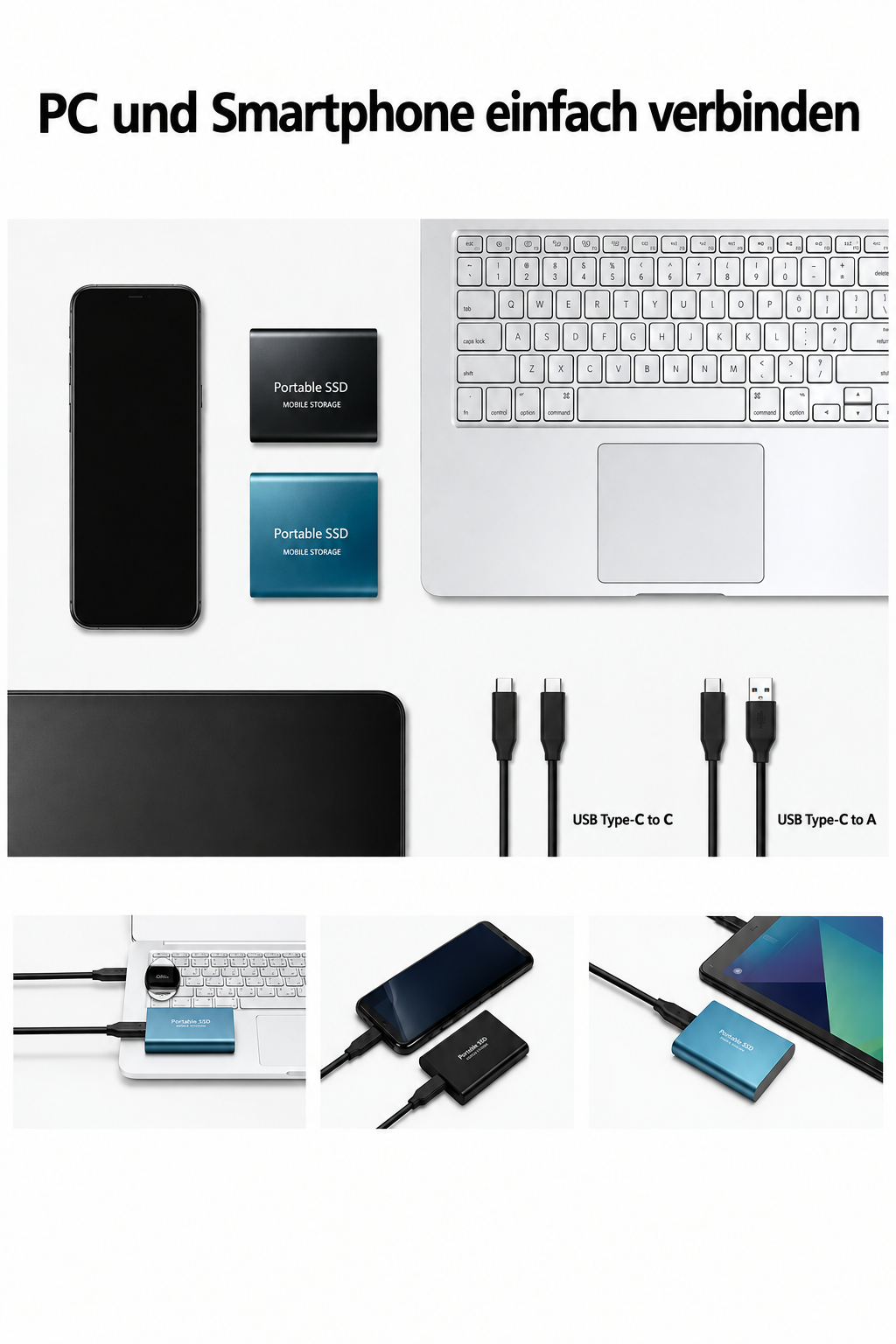 Bärbar 128 TB SSD för kreatörer och proffs
