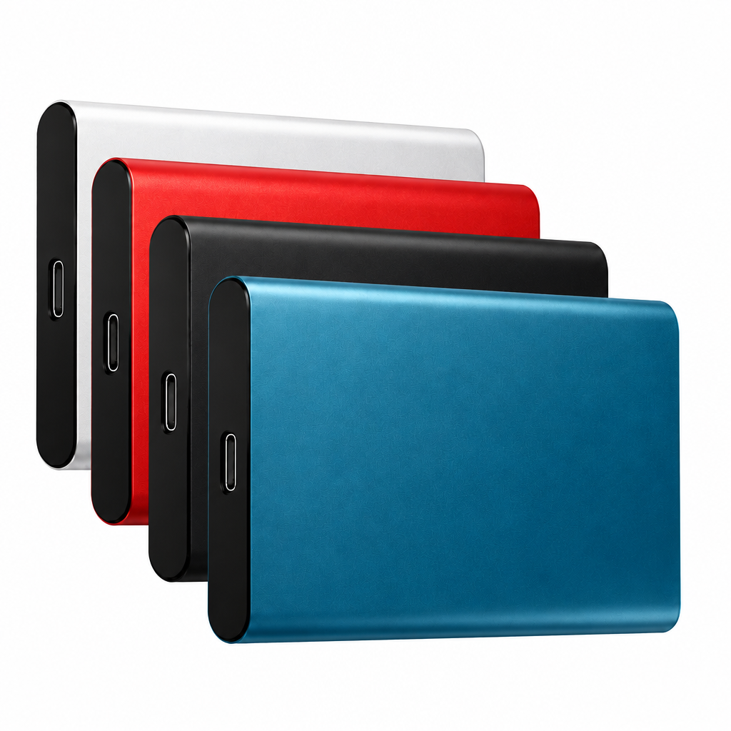 Extern SSD 128 TB med USB-C och USB 3.1