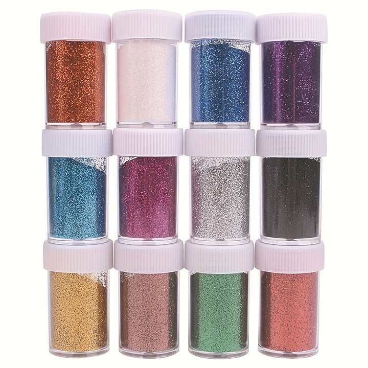 Glitterset för Pyssel – Perfekt för Festdekorationer och Kreativa Projekt