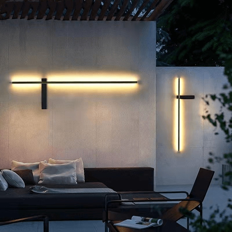 Modern LED-utomhusvägglampa
