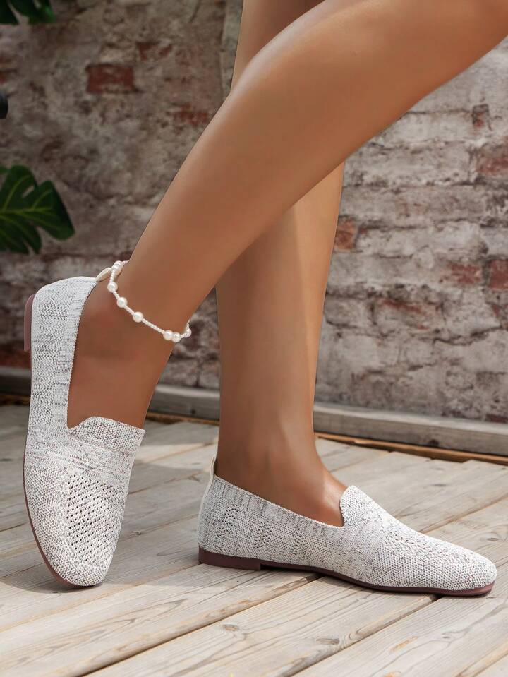 Ortopediska slip-on-sneakers för dam med mjuk innersula och andningsaktiv mesh