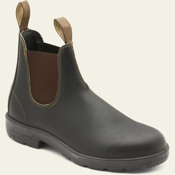 Vattentäta Chelsea-boots herr – svart läder, slip-on-design för casual och regnigt väder
