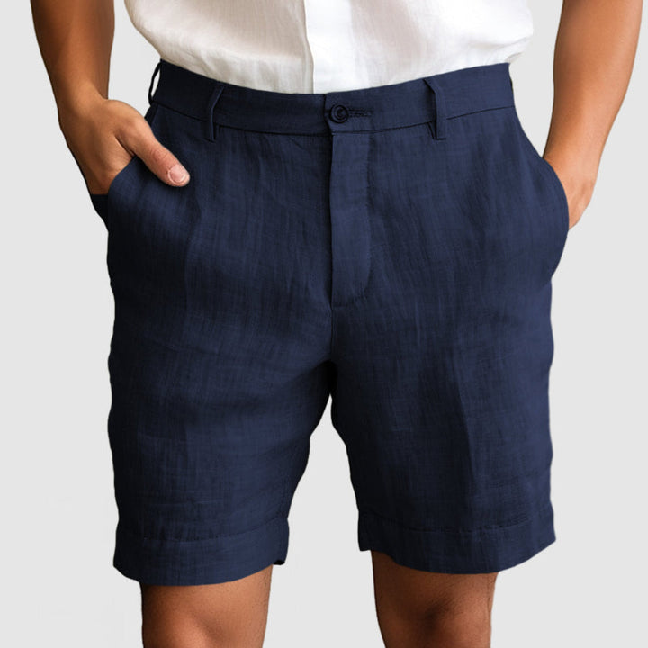 Herrshorts i blødt stof og let sommerstof til hverdagsbrug