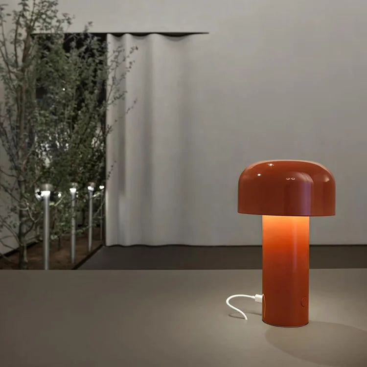 Agari bordslampa i svampform | Trådlös stämningsbelysning
