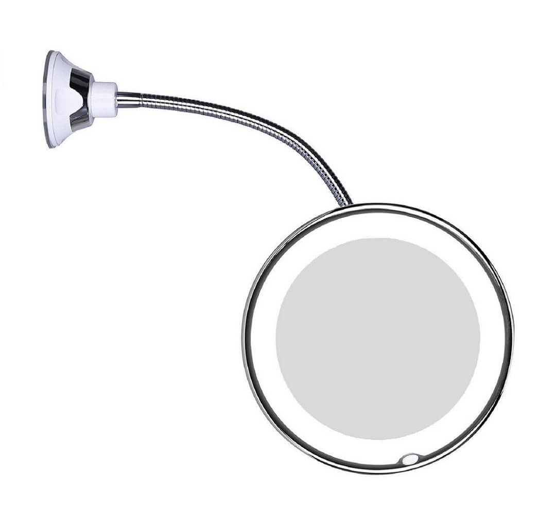 LED-förstoringsspegel med flexibel gåshals – Claravue