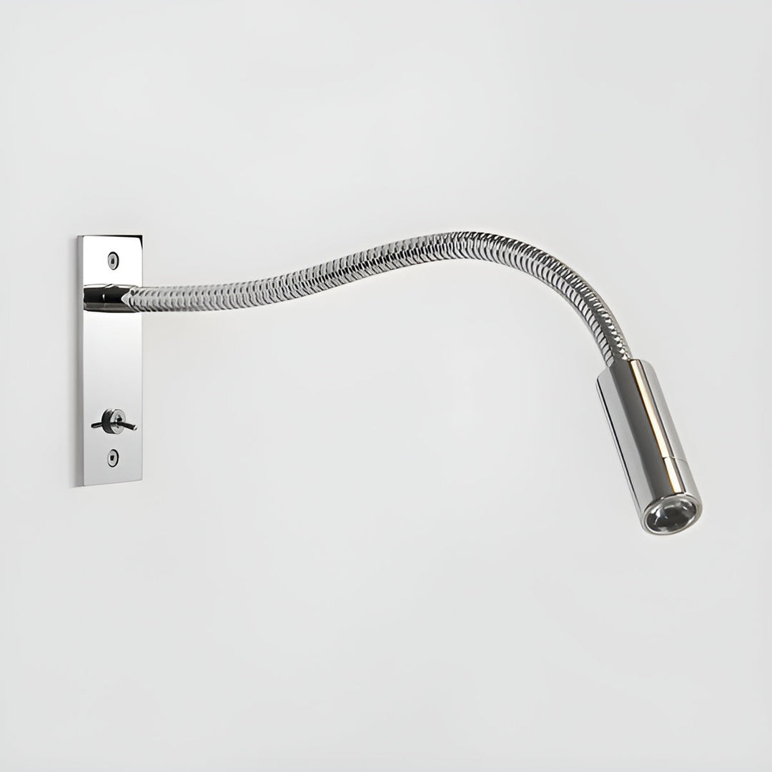 Flexibel vägglampa med svanhals – justerbar modern läslampa för säng och soffa