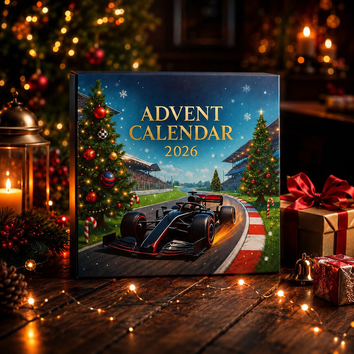 Racerbilsadventskalender 2026 med 24 motorsportöverraskningar