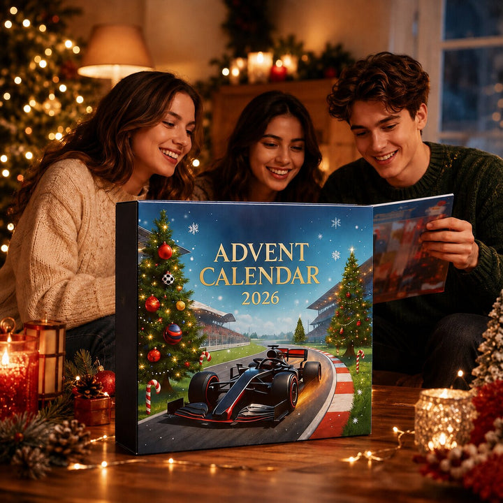 Racerbilsadventskalender 2026 med 24 motorsportöverraskningar