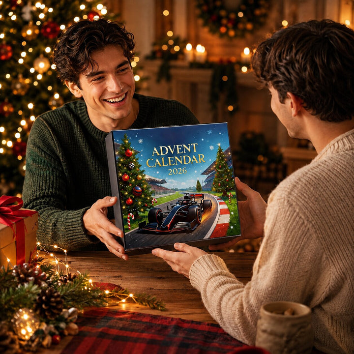 Racerbilsadventskalender 2026 med 24 motorsportöverraskningar