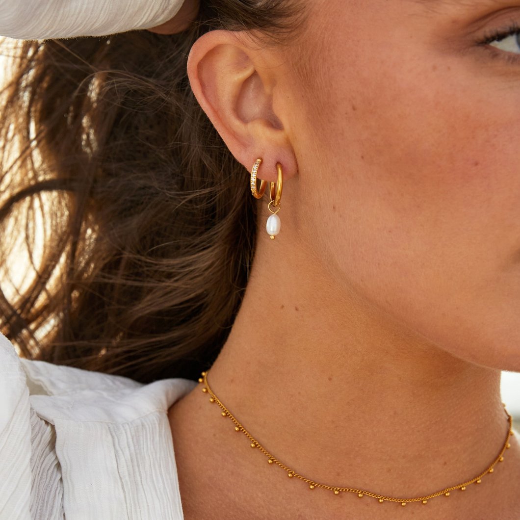 Bella Creoler med sötvattenspärla