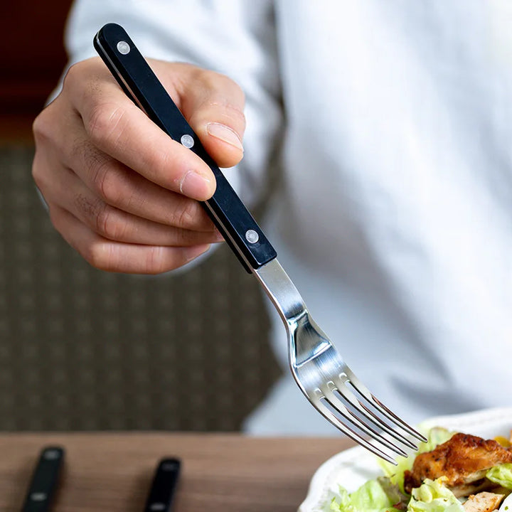 Bestickset i rostfritt stål med 24 delar och graverad design – BistroLine