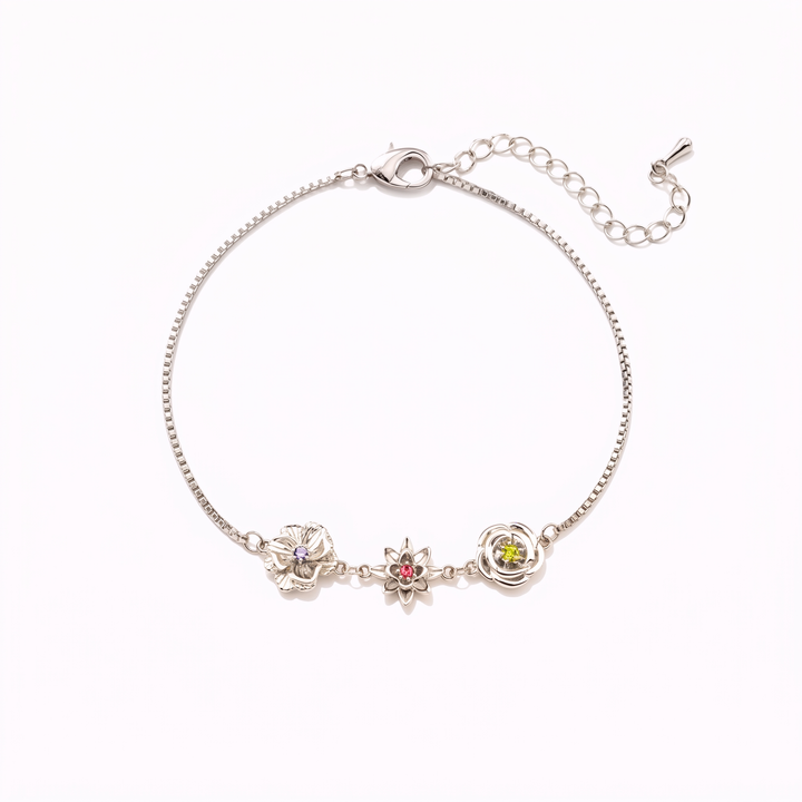 Armband med födelseblommor - En blomma per barn