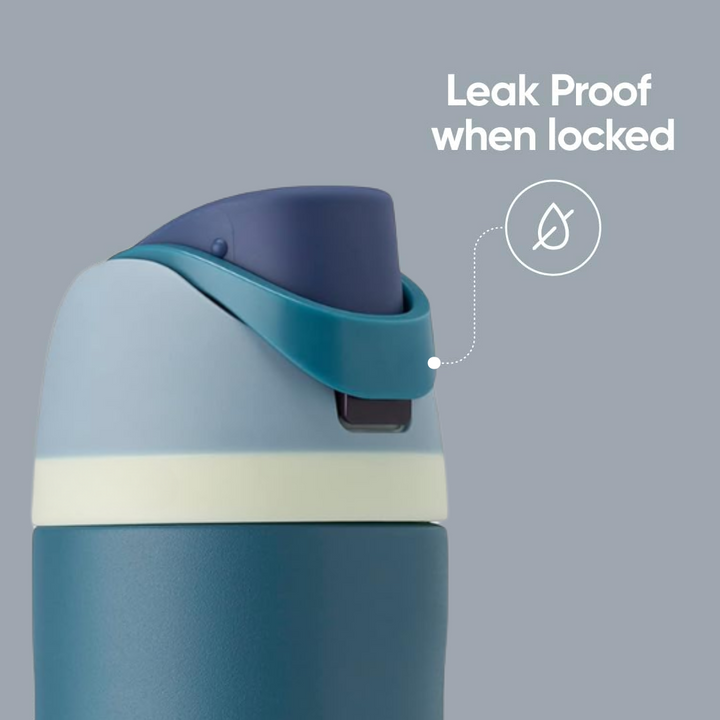 LeakProof – Isolerad vattenflaska i rostfritt stål med sugrör | Perfekt vätskeintag