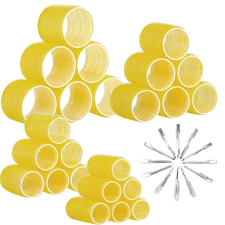 Set med självhäftande papiljotter – flerfärgade papiljotter