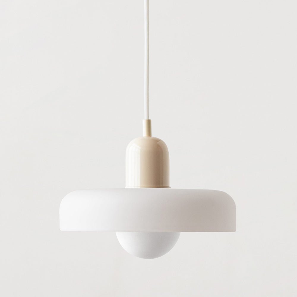 Geometrisk Bauhaus-taklampa i glas