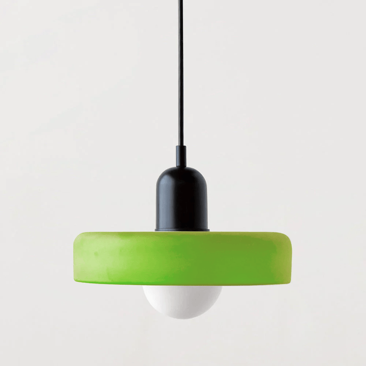 Geometrisk Bauhaus-taklampa i glas