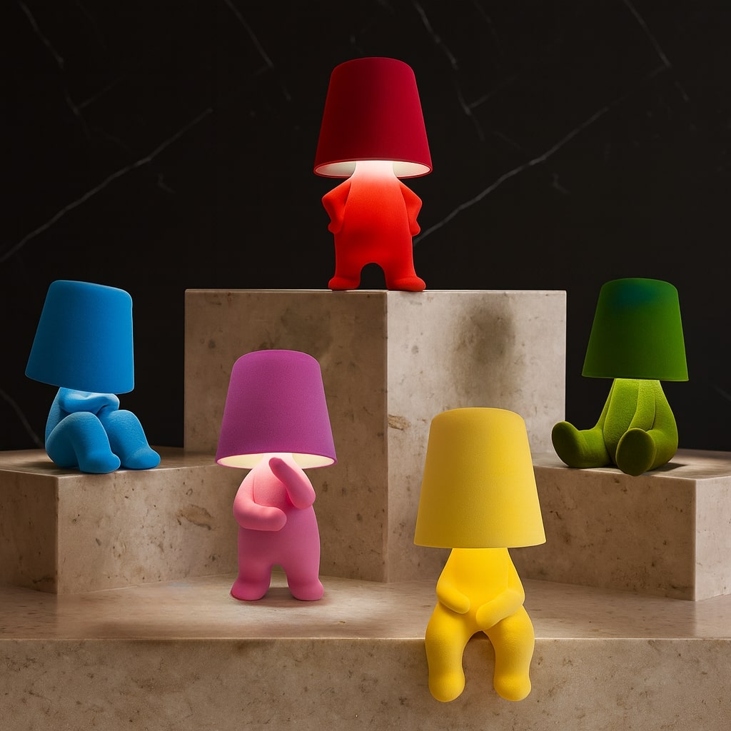 Bordslampa för barnrum | Modern lampa | Nattlampa | GlowFigur