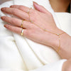 Kedjearmband | Armband med kristallring