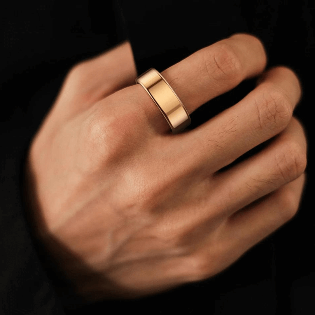 Hälsotracker-ring i titan – VitaRing