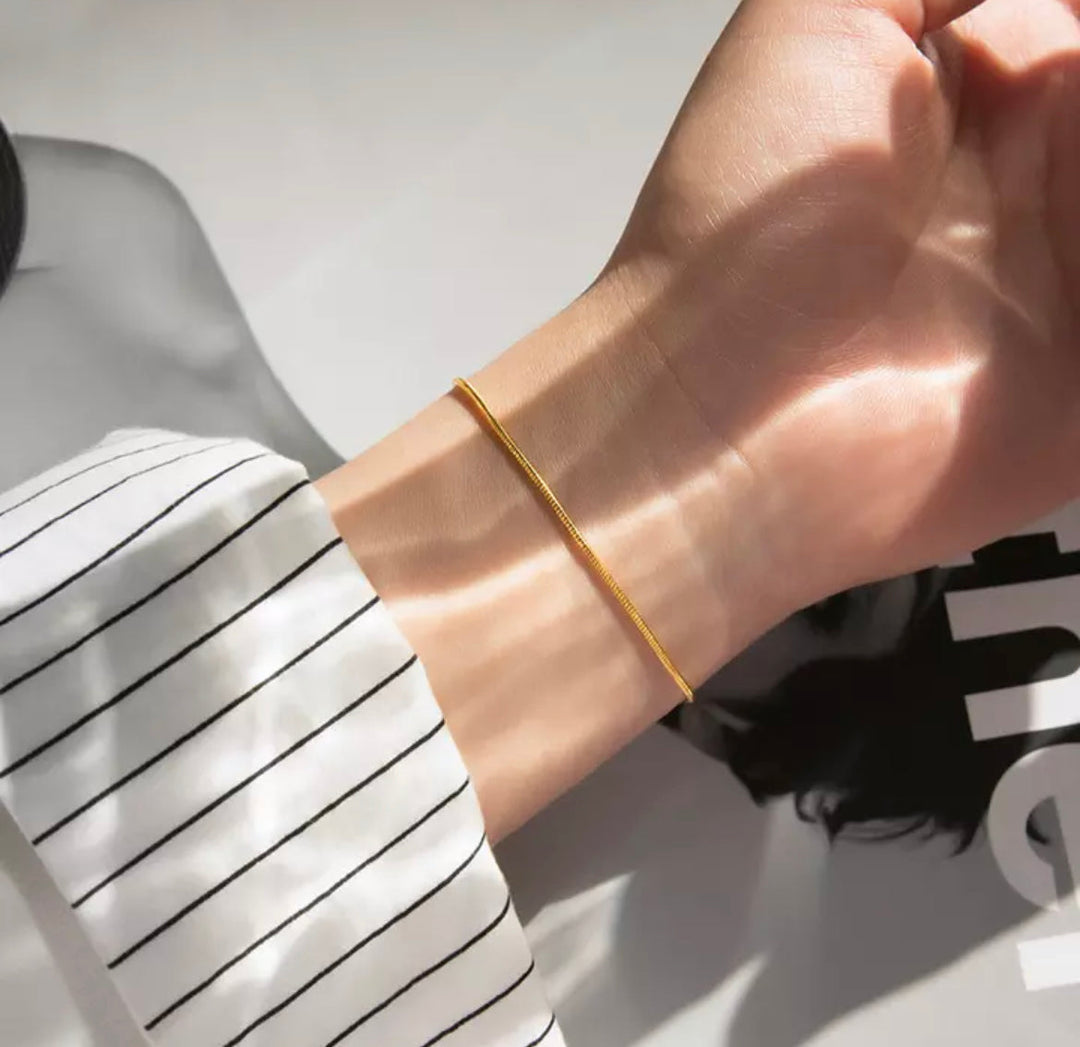 Armband | Minimalistiskt armband med ormlås