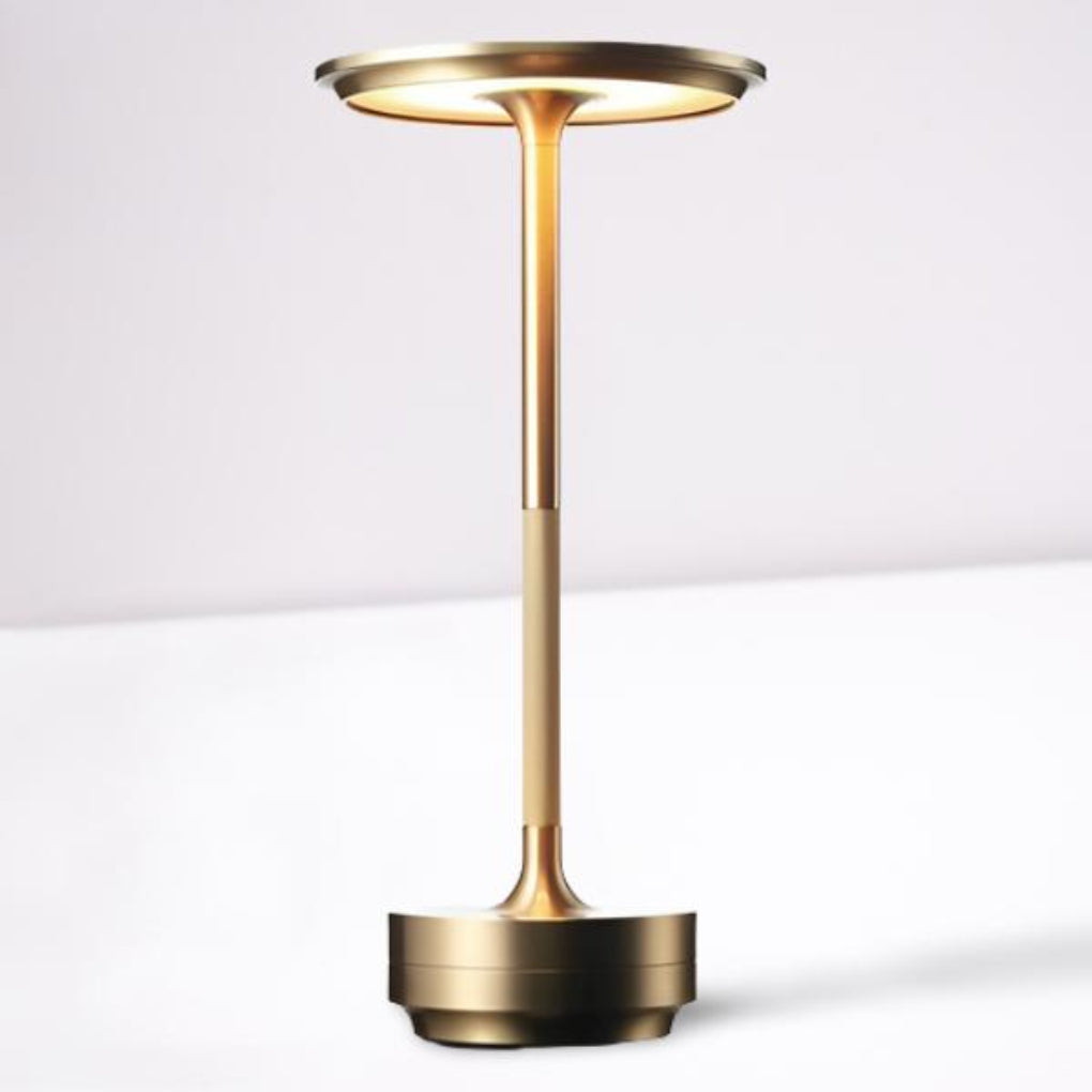 Bärbar sladdlös bordslampa