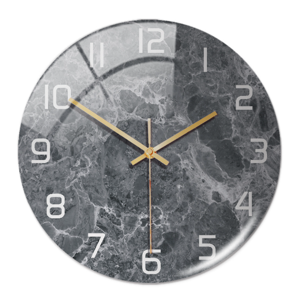 Elegant väggklocka med marmoreffekt – MarbleTime
