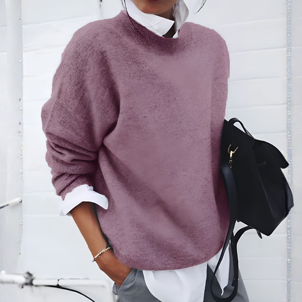 Damebluse – Klassisk strikket