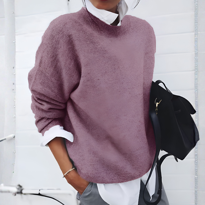 Damebluse – Klassisk strikket