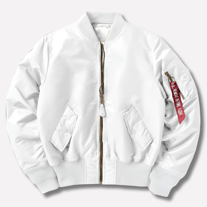 Klassisk bomberjacka för kvinnor, unisex