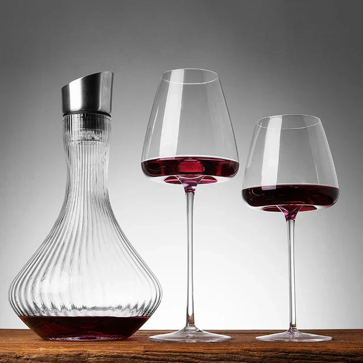 Vinglas i kristall | LuxeSip | Handgjord elegans
