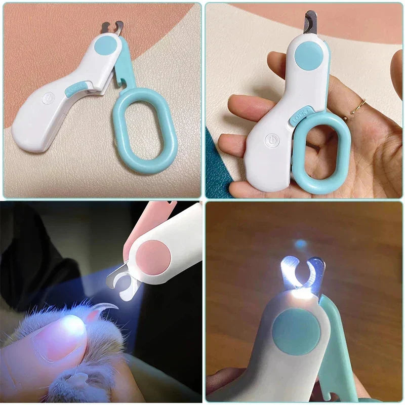 Klosaxar för husdjur med LED-ljus - GlowTrim