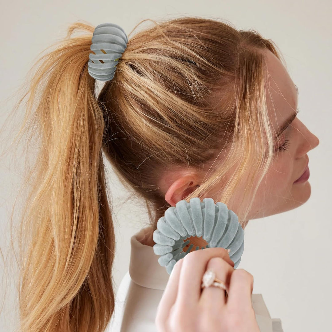 Eleganta fågelbo-hårklämmor – set om 3