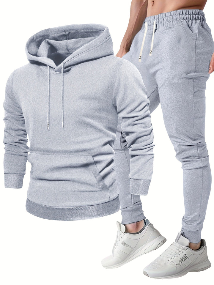 Sportset för herr - Luvtröja & mjukisbyxor | Bekväm & andningsbar