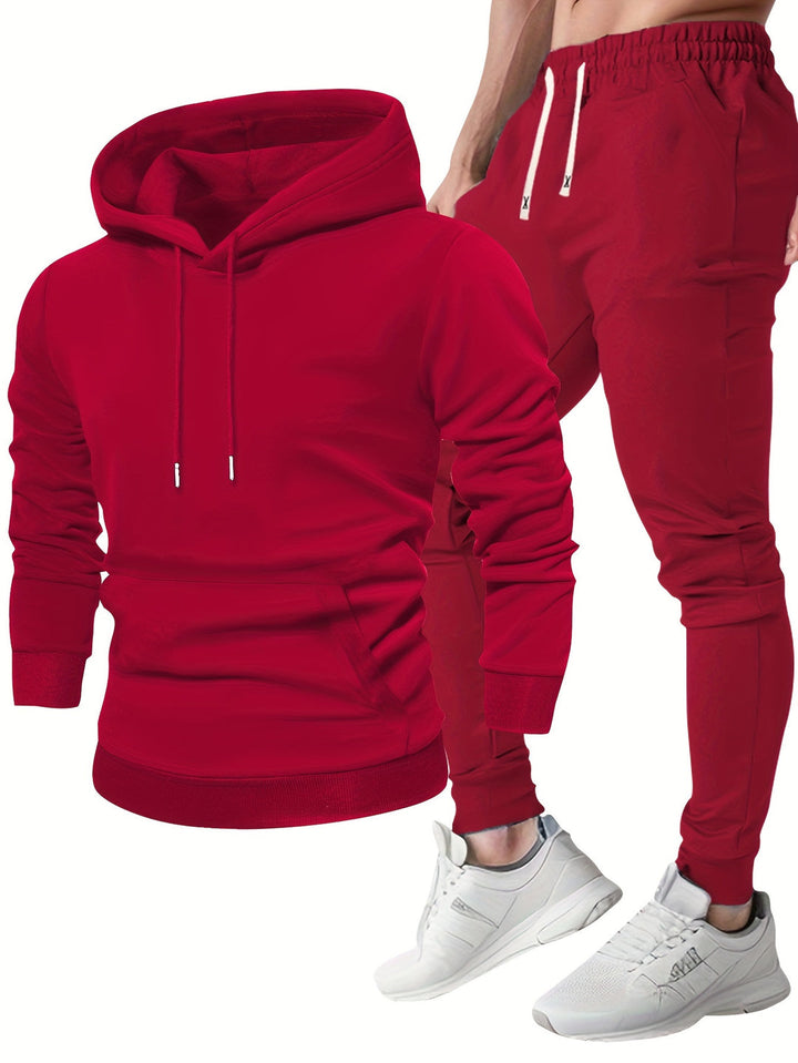 Sportset för herr - Luvtröja & mjukisbyxor | Bekväm & andningsbar