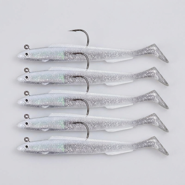 Gedde & Bass Swimbait med Bly Jigghoved
