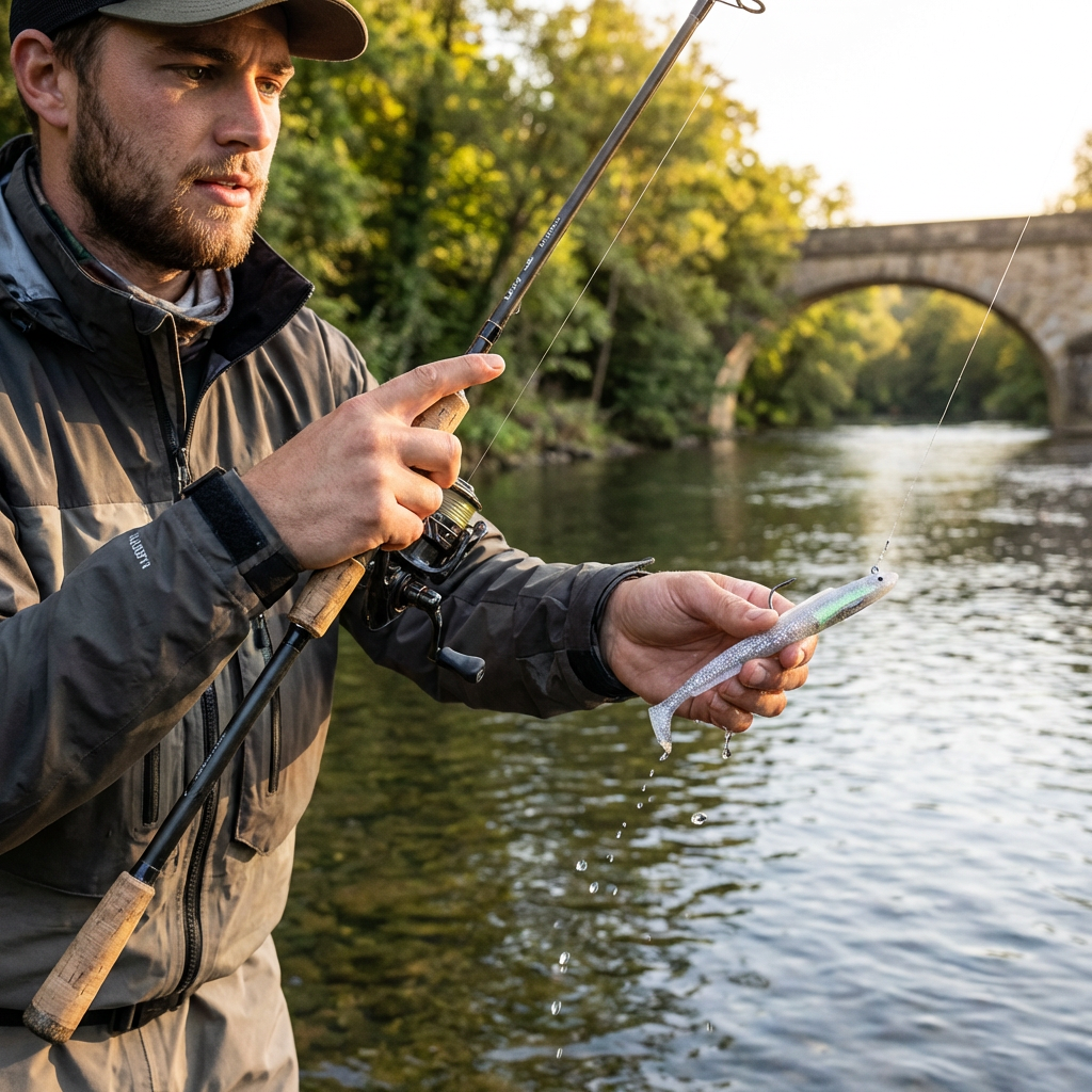 Gedde & Bass Swimbait med Bly Jigghoved