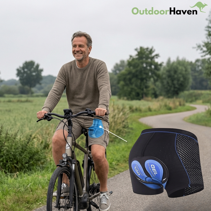 Vadderade cykelunderbyxor med gel – herr & dam