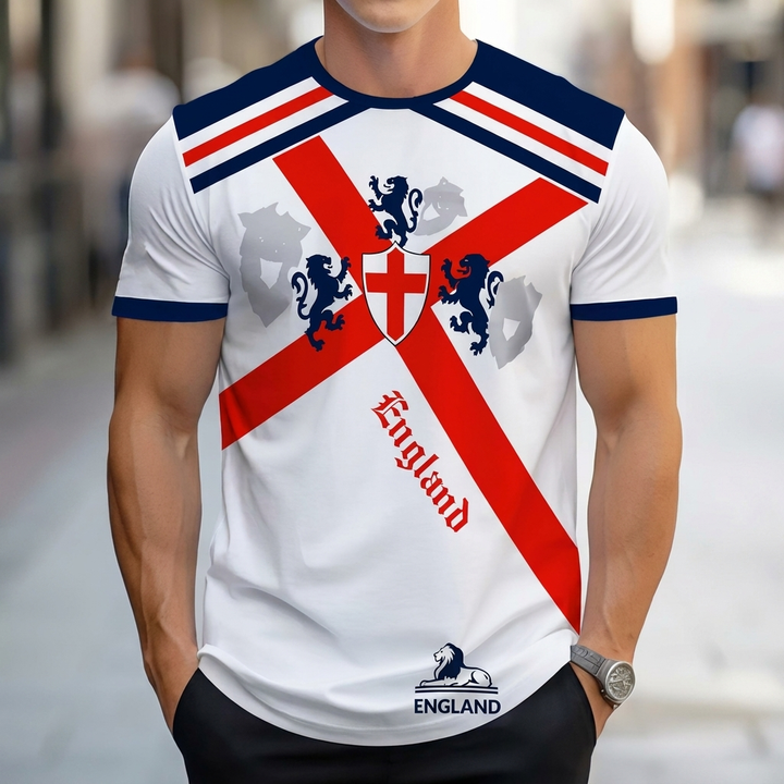 Herre England Fodboldtrøje