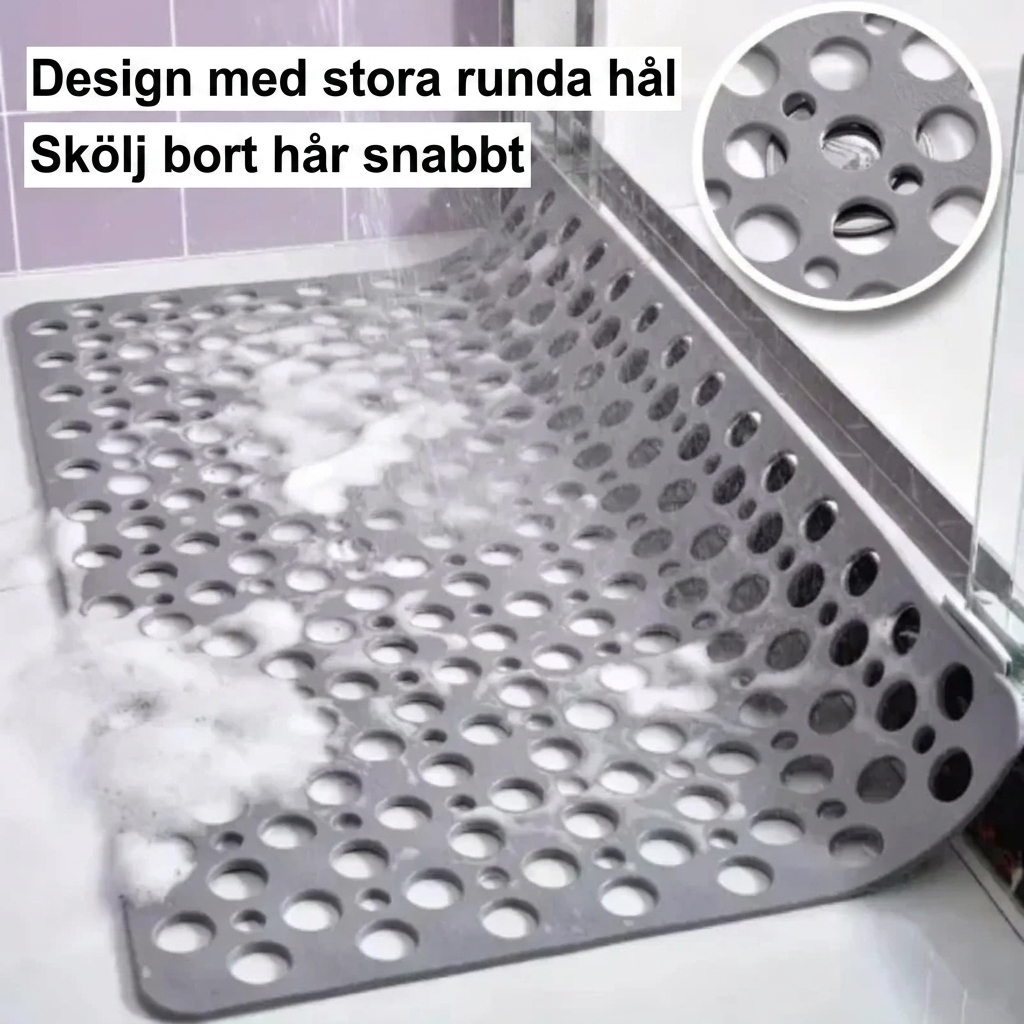 Halkfri Duschmatta som Dränerar Snabbt