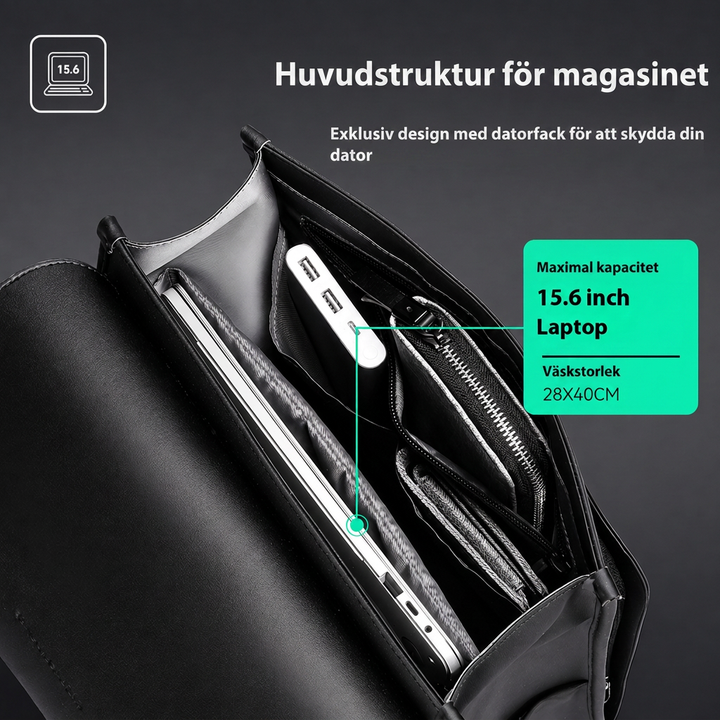 Datorryggsäck för män med stor Kapacitet