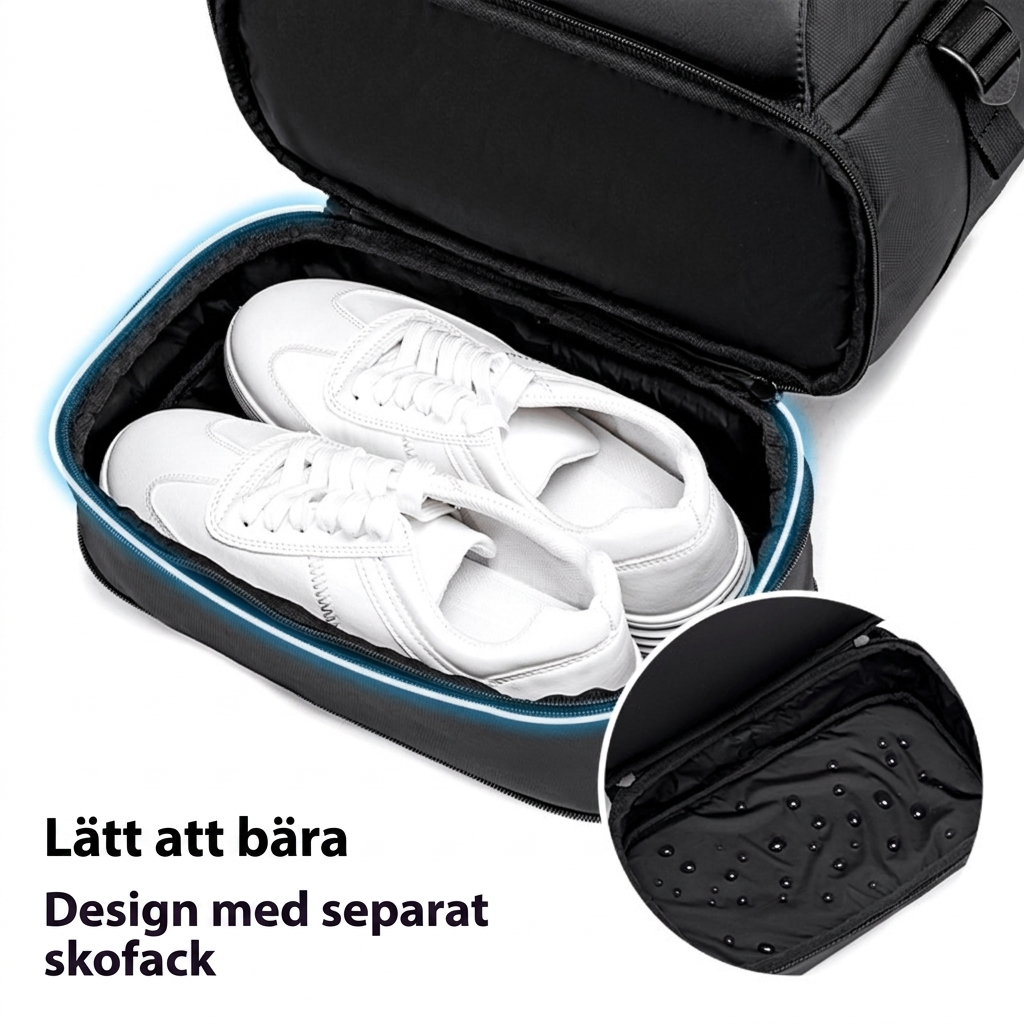 Multifunktionell Datorryggsäck med stor Kapacitet