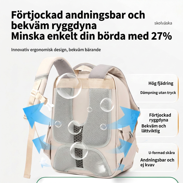 Lätt Skolryggsäck för barn i Brittisk Stil