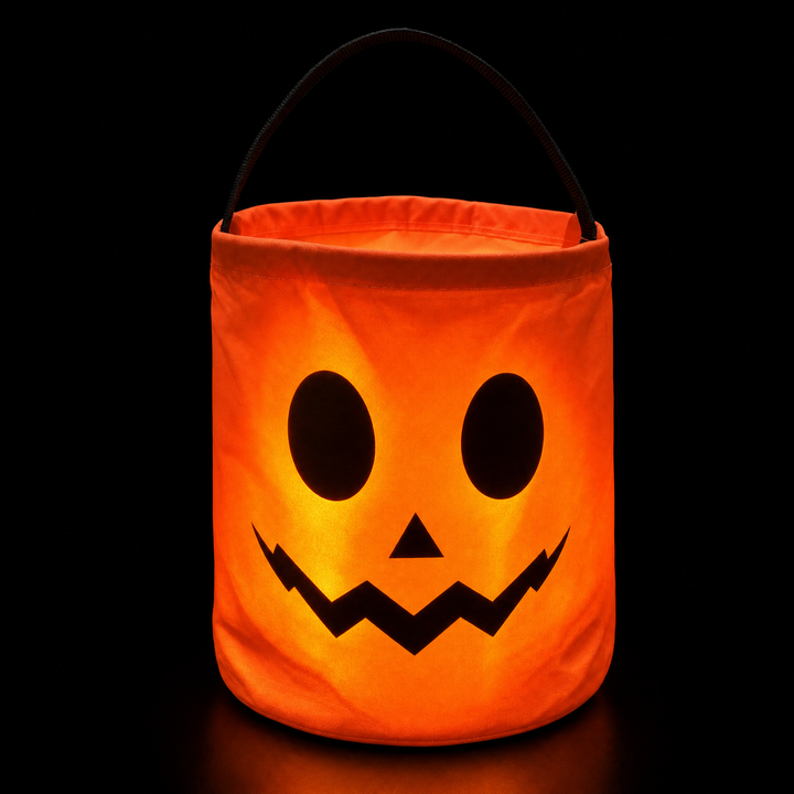 3D Halloween-pumpa trick-or-treat-väska