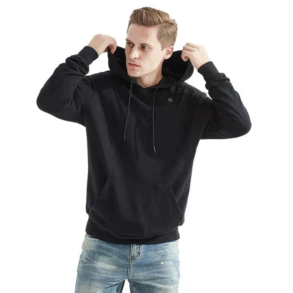 Uppvärmd unisex vinterhoodie - ThermaHoodie