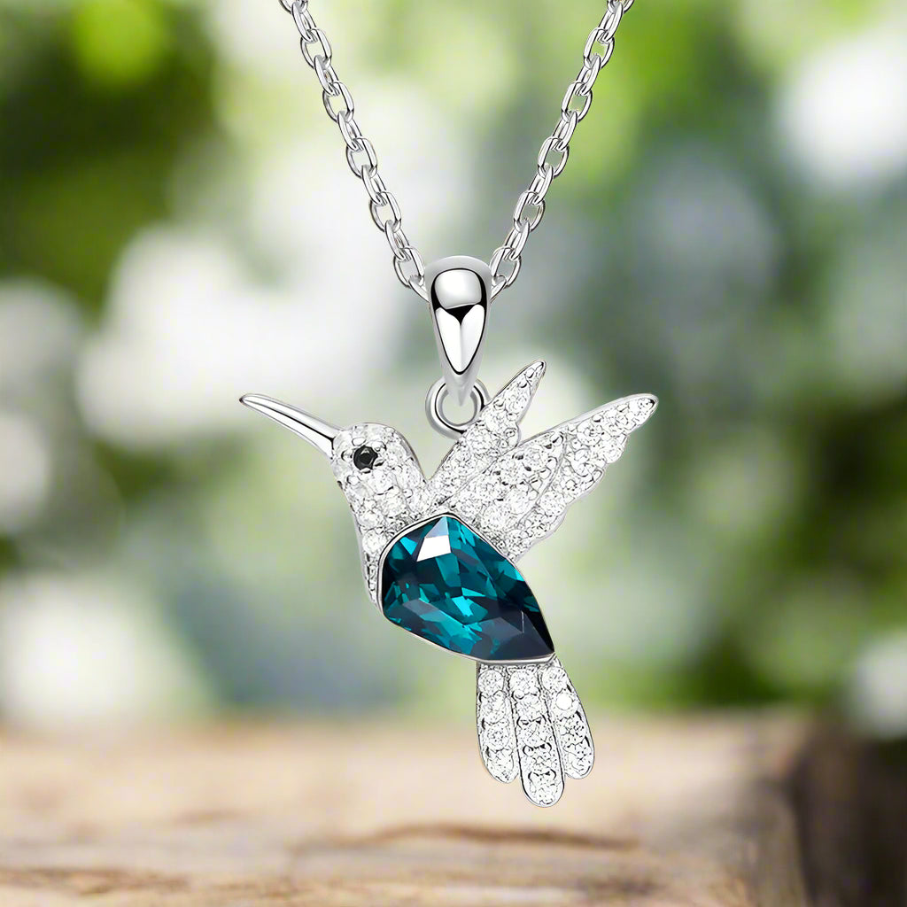 Kolibri Sparkle Halsband med zirkonia