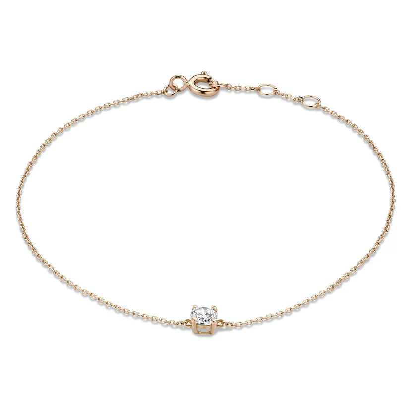 Elegant armband i vitguld med förfinade detaljer