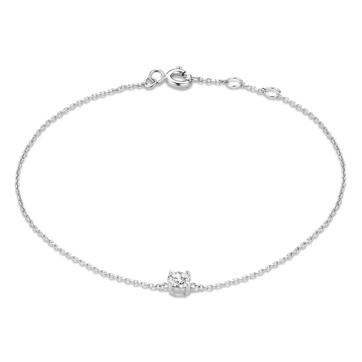 Elegant armband i vitguld med förfinade detaljer