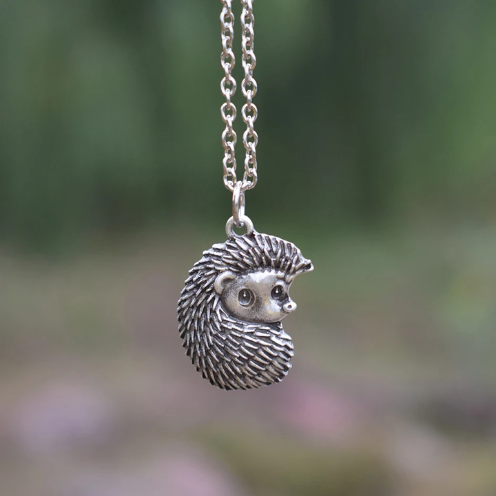 Vintage Piggsvin Silverhalsband